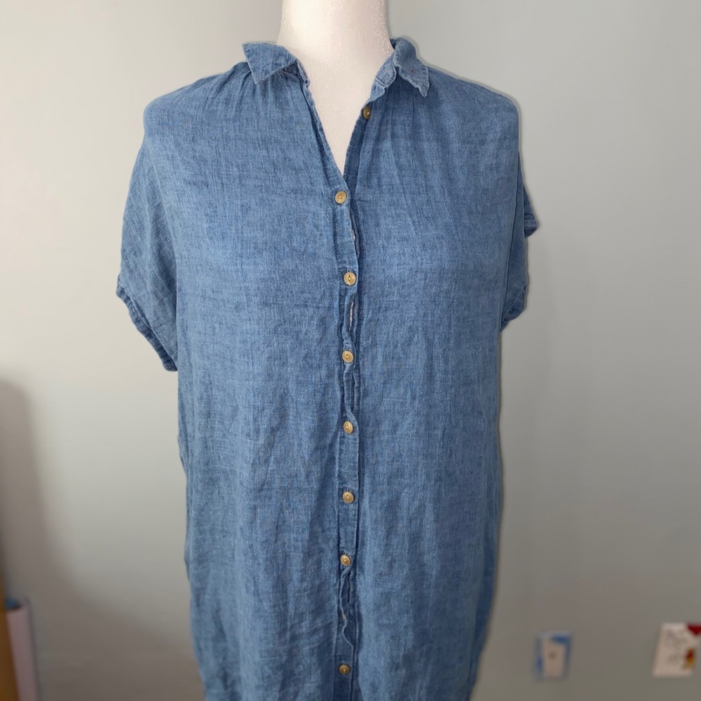 Denim t-shirt dress